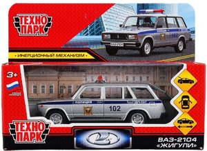 Машина ВАЗ-2104 Жигули Полиция 12 см