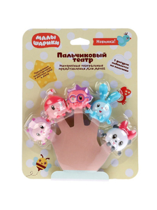 Игрушка пластизоль для ванны Капитошка Малышарики пальчиковый театр