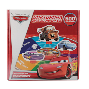 Викторина 500 вопросов ТМ Умка дисней тачки