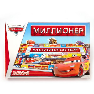 Монополия миллионер ТМ Умка дисней тачки