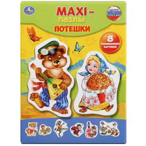 Макси-пазлы ТМ Умка потешки 8 развивающих картинок