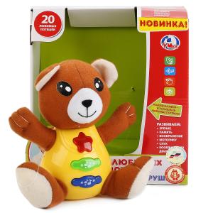 Обучающая игрушка ТМ Умка медведь 20 потешек