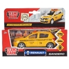 Модель металлическая RENAULT sandero ТАКСИ 12 см
