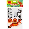 ТМ Умка Зоопарк 3d фигуры Картон 2 планшета размером 150х210мм