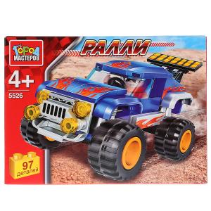 Игрушка конструктор Город Мастеров автоспорт: джип с фигуркой 97 деталей