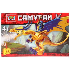 Конструктор Город Мастеров самурай на драконе 95 деталей LP-2726-R