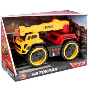Машина со светом и звуком автокран 25 см