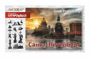 Пазлы деревянные Citypuzzles Санкт-Петербург 105 деталей