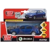 Машина Skoda rapid синяя 12 см