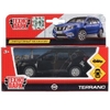 Машина Nissan terrano черный 12 см