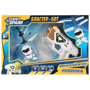 Бластер с вертолетом 2-в-1 ТМ Технодрайв стрельба по вертолету usb