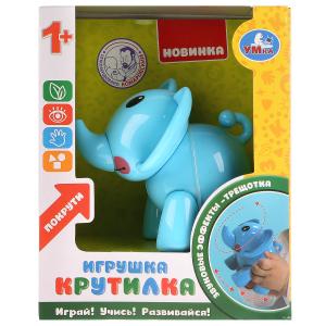 Развивающая крутилка слон синий цвет ТМ Умка