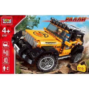 Конструктор Город Мастеров ралли: джип 4х4 с фигурками 610 деталей
