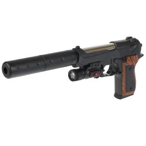 Пистолет с лазерным прицелом с фонариком с пульками P2118-G