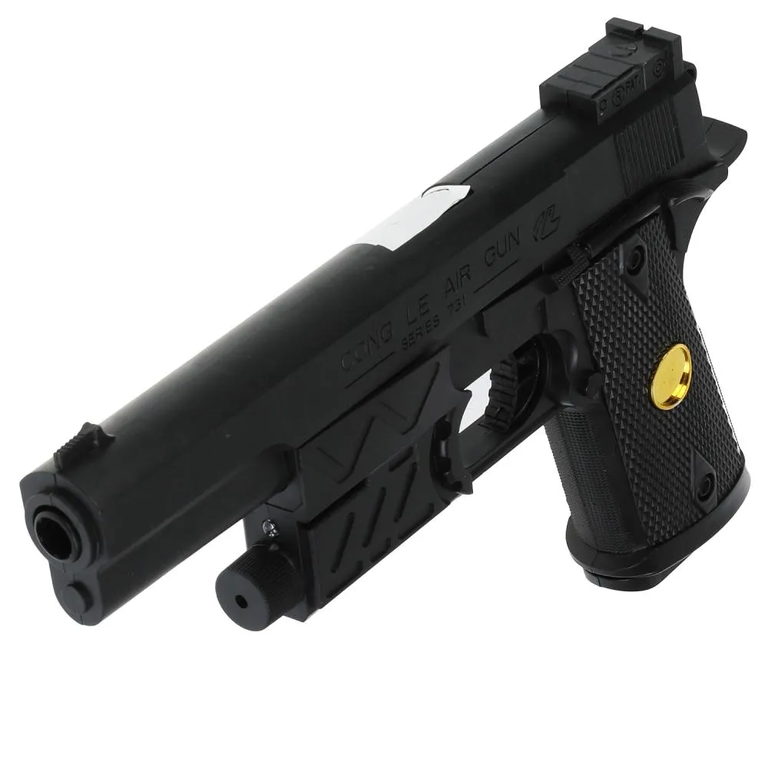Пистолет с лазерным прицелом и фонарем 731B