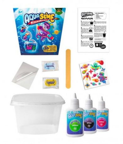 Средний набор Aqua Slime: набор для изготовления фигурок