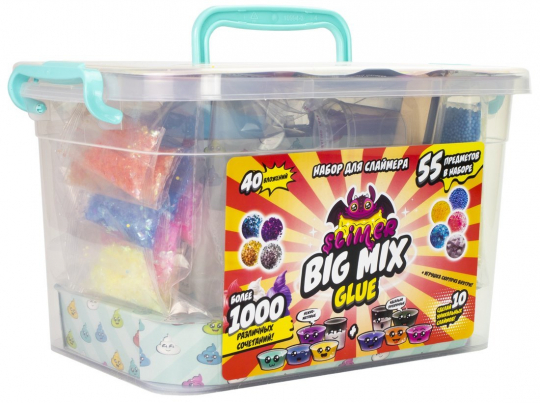 Набор для опытов TM Slimer BIG MIX GLUE 51 предмет 292944