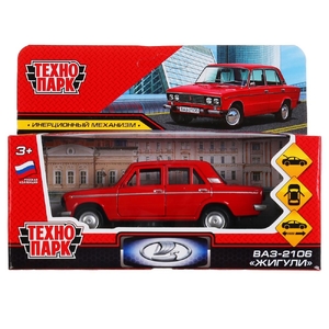 Машина ВАЗ-2106 ЖИГУЛИ красный ТМ Технопарк