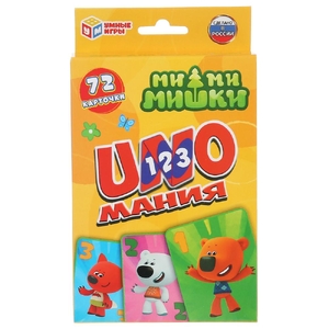 Карточки Развивающие Уномания Умные Игры Ми-Ми-Мишки Карточки