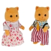 Флокированные фигурки семья кошек