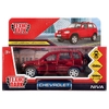 Машина Chevrolet niva хром 12 см красная