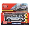 Модель Suzuki Vitara Полиция 12 см серебристая