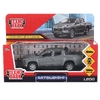 Модель металлическая MITSUBISHI L200 PICKUP матовый серый 13 см