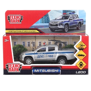 Модель Mitsubishi L200 13 см оранжевый ТМ Технопарк