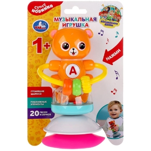 Музыкальная игрушка Мишка свет Блистер ТМ Умка 303386