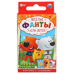Игровые карточки детские фанты Ми-ми-мишки 32 карточки: 57х88мм