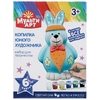 Текстильная игрушка погремушка собачка на блистере Умка