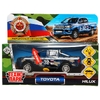 Машина со светом и звуком TOYOTA Hilux Камуфляж 12 см двери синий
