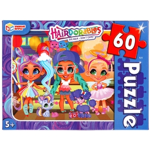 HairDorables Пазлы классические в коробке Пазл 60 деталей
