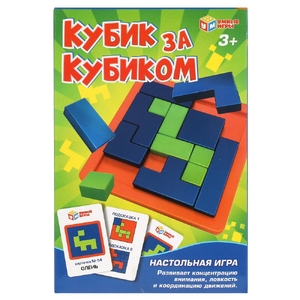Настольная игра кубик за кубиком ТМ Умные игры