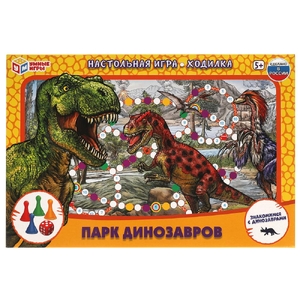 Парк динозавров Настольная игра-ходилка ТМ Умные игры