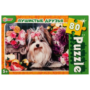 Пазлы Пушистые друзья 80 деталей