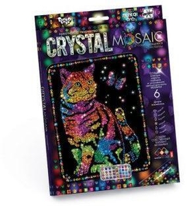 Набор креативного творчества Crystal Mosaic Кот с бабочкой