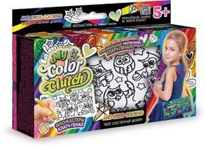 Набор креативного тв-ва My Color Clutch клатч-пенал Совы -раскраска фломастерами 322805