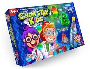 Набор для опытов 10 Магических экспериментов Chemistry Kids 323413