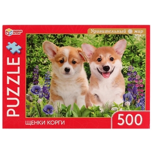 Пазлы Щенки корги 500 деталей