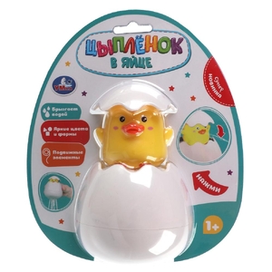 Игрушка для купания цыпленок в яйце ZY1162344-R ТМ Умка