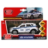 Модель Hyundai Tucson Полиция 12 см белый ТМ Технопарк