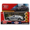 Модель KIA STINGER ПОЛИЦИЯ 12 см серебристая ТМ Технопарк