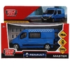 Машина металл RENAULT master МИКРОАВТОБУС 14 см, синий
