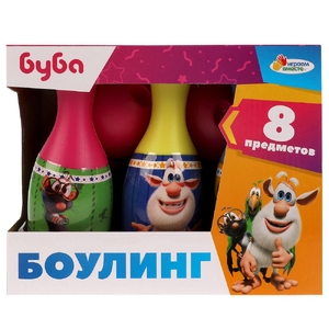 Набор для боулинга Буба 6 кеглей и 2мяча