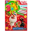 Раскраска Цвета и формы Буба Учись! Играй! Развивайся! 3 в1