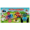 Игрушка Деревянная Синий Трактор Металлофон