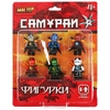 Конструктор фигурки самураи 6 шт