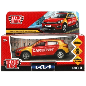 Модель металлическая Kia Rio X Каршеринг 12 см