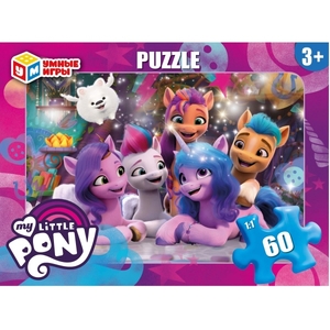 Пазлы My Little Pony Пазлы классические в коробке 60 деталей